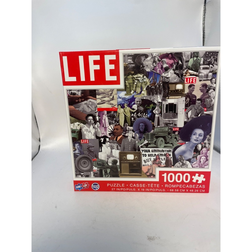Sure Lox LIFE 1940s Magazine Cover Jigsaw Puzzle 1000 pieces 27" x 19" NEW